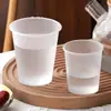 Vaso Desechable, Vaso de Aviación Engrosado Resistente al Calor, Vaso Duro, Vaso de Plástico Escarchado de Grado Alimenticio, Vaso Espacial, Vaso de Agua de Alta Gama