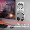 Suporte de console de videogame suporte de manípulo fone de ouvido fone de ouvido suporte de exibição montado na parede acrílico suporte de acessório de controle de videogame