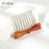 Nuevo Accesorio Versátil para el Cabello Estilo Francés de Wjia, Peine Simple de Acetato, Peine Pinza, Peine con Lazo, Accesorio para el Cabello