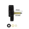 Movimiento de Reloj de Pared Popular DIY Silencioso Transfronterizo Movimiento de Barrido de Segundos con Manecilla de Nogal Negro Reloj de Pared de 12 Pulgadas