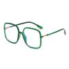 Gafas planas adelgazantes cuadradas de montura súper grande de estilo coreano de Zhou Yangqing, monturas retro, gafas sencillas populares en línea.