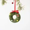 Muñeco de Peluche Colgante de Árbol de Navidad Nuevo Transfronterizo Decoración Creativa Colgante de Corona Suministros de Decoración para el Ambiente Festivo