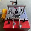 Frete grátis KSF-12A máquina de montagem de porta-retratos com ajuste de molde de mesa importada serra de corte de 45 graus máquina de colagem de moldura atacado