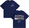 Camiseta de Algodão Tamanho Europeu Transfronteiriça Camiseta com Padrão da Capa do Novo Álbum de Justin Bieber Unissex Roupa de Algodão de Verão Moda Hip-Hop