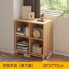 Estante Sala de Estar Pequeno Rack de Armazenamento Piso Baixo Estante de Livros Perna de Madeira Maciça Quarto Armário de Armazenamento Simples Armário de Armazenamento para Janela de Canto