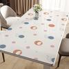 Toalha de Mesa Estilo Novo 2025 Pequena e Fresca Luxo Acessível Toalha de Mesa High-End Sem Lavagem À Prova de Óleo e Impermeável Pvc Mesa de Jantar Mesa de Centro Tapete