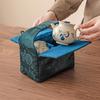 Planta de Fábrica Ceniza Panda Juega Bambú Juego de Té Kung Fu para una Persona Traje Equipo de Cerámica Exterior Portátil Viaje Juego de Té