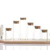 Botellas de Vidrio con Corcho de Boca Recta de 37 mm al por Mayor para Té de Flores, Botellas de Dulces, Incienso de Hilo Dorado, Madera de Águila, Botellas Vacías para Empaque de Té