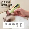 Nuevas cortapelos eléctricas para mascotas para gatos y perros, con diseño recargable, luz LED y una cuchilla ancha para recortar el pelo de las patas