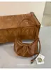 Sentido del Diseño de Comercio Exterior Bolso de Nicho Bajo el Brazo Nuevo para Mujer Gran Capacidad Bolso Retro Tipo Dumpling Versátil Bolso de Hombro Único Cruzado Moderno