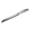 Cuchillo para Pan de Acero Completo Bolsa de Tostadas Baguette Corte Queso Cuchillo Dentado Listo para la Venta Venta Directa de Fábrica