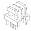 Bobina Transformador de Potencia de Alta Frecuencia EE16 Ranura Doble Horizontal 4+6-1619