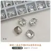 Joyería de uñas blancas de alta calidad con diamantes puntiagudos planos para K9 Crystal Flash Love Pigeon Egg, caramelo de roca en ángulo recto, diamante transparente