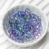 Ding Yi grânulos de amendoim de duas cores em degradê banho lua fria grânulos de formato especial com furo grânulos soltos acessórios para corrente de celular diy grânulos espaçadores