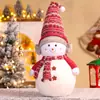 Ornamentos de Neve de Natal Grandes Transfronteiriços Boneco de Neve Grande e Médio Pequeno Boneco de Neve Layout da Atmosfera Noturna do Shopping Ping'an