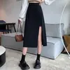 Falda midi para mujer, nueva colección otoño 2026, de cintura alta, adelgazante, falda fluida de línea A, versátil, de longitud media, estilo bodycon