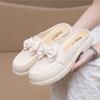 Dropshipping de Peça Única com Frete Grátis: Sandálias de Verão Femininas com Laço, Versáteis para Uso ao Ar Livre, Meias-Sapatilhas Femininas Fechadas na Ponta, Dropshipping Transfronteiriço