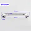 Acero inoxidable 304 pasamanos puerta de vidrio de baño pasaje de seguridad pasamanos de seguridad reposabrazos de baño al por mayor