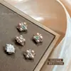 Nova Caixa de Joias com Pérolas de Zircônia Acessórios para Nail Art Pérolas de Alto Brilho Estilo Francês Empilhável Strass Decorações de Unhas Prontas Venda por Atacado