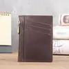 1172 Comercio Exterior Transfronterizo Nuevo Estilo Casual Creativo Cremallera Portamonedas y Tarjetas Cuero Genuino Multifuncional Estuche para Tarjetas Bancarias Venta al por Mayor