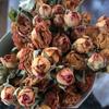 Rosa multifloral de fábrica de Yunnan flor seca en stock venta al por mayor gota de pegamento accesorios de fotografía ramo de rosas de flor seca venta al por mayor