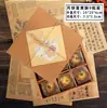 Caja de Pasteles de Luna del Festival de Medio Otoño 9 Yema de Huevo Crujiente Turrón Galleta Nieve Mei Niang Empaquetador Caja Regalo Día del Maestro