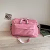 Bolsa de viaje de gran capacidad para mujer, bolsa deportiva para gimnasio, bolso de mano cruzado para viajes cortos, bolsa de viaje ligera impermeable