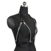 Juguetes Sexuales, Arneses Sexuales de Cuero, Accesorios Punk Huecos, Cadenas para el Pecho de Mujer, Accesorios Sexuales Portátiles para Adultos