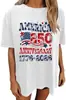 Tamanhos Europeus Transfronteiriços Site Independente Tamanhos Europeus Transfronteiriços Estampado Retro Americano Oversize Ombro Caído Curto