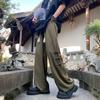 Pantalones de hombre estilo chino nuevos, finos de verano de alta gama, caídos, rectos, casuales, largos, tendencia nacional, pantalones de seda helada, venta de liquidación