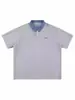 Camiseta de Manga Corta Estilo Americano con Bordado para Hombre y Mujer, Nueva Moda de Verano, Top Casual Holgado de Retazos de Moda, Tendencia de Instagram
