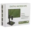 Microscópio Digital USB de Alta Definição 500X, Lupa Eletrônica com Suporte Ajustável, Microscópio de Medição Eletrônico