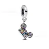 Pingente Panjia Dora Prata de Lei S925 Novo Pingente Pingente de Estrela do Mar Borboleta Pulseira de Contas Pulseira Acessórios DIY