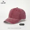Chapéu Lavado, Boné de Beisebol Desgastado, Venda Pequena em Lote, Logo Personalizado Bordado, Boné Publicitário de Cor Pura, Boné de Time