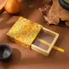 Caja de joyería flotante tipo chino extraíble con patrón de brocado de papel para guardar pulseras, aretes y otras joyas y coleccionables, en stock