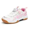 Nuevos Zapatos de Bádminton Malla Transpirable Niños Estudiante Zapatos Deportivos Niños Medianos y Grandes Suela Suave Zapatos de Tenis de Mesa En Stock Exterior