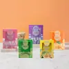 Sales de Cristal para Baño de Pies con Glaseado de Azúcar Rosa Kit de Cuidado de Pies Barro de Cristal Set de Cuatro Pasos Fabricante Transfronterizo para Eliminar Tejido de Piel de Naranja