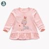 Blusas de Manga Larga para Niñas Camiseta Otoño Camisa Base Infantil Ropa Botón en el Hombro Sudadera Unisex Ropa de Bebé Conjunto de Otoño
