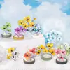 Hermoso Día Pegatinas para Mascotas Serie Pintura de Flores Tema Floral Material para Manual de Paisajismo Pegatinas 15 Piezas