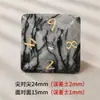 Dados de piedra de red de poliedros, suministro directo de fábrica, juego de mesa de mazmorras y dragones, juego informal, dados Z03