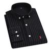 Camisa Casual de Manga Larga con Rayas de Fuego para Hombre Dongyu, Primavera y Verano, Cuello Camisero, Cárdigan para Hombre en Stock, Venta al por Mayor