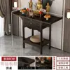 Mesa de Oferendas, Altar Budista, Mesa de Incenso Doméstica, Armário de Buda, Santuário, Mesa de Entrada Estilo Chinês Novo, Armário do Deus da Riqueza Não de Madeira Maciça, Mesa de Oferendas, Mesa de Altar