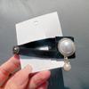 Corea del Sur Dongdaemun mismo terciopelo exquisito pasador para flequillo clip lateral celebridad de internet niña clip para la cabeza clip para coleta clip superior