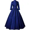 Amazon Transfronterizo Victoriano Vintage Gótico Encaje Vestido Largo Halloween Dama Vestido de Baile En Stock