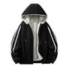 Chaqueta de algodón con forro polar estilo retro americano 2026, colección otoño/invierno, parka con capucha extragrande, diseño unisex