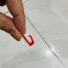 Ganchos Festivos de Boda, Uñas Sin Rastro, Ganchos Sin Taladro Detrás de la Puerta, Suministros de Boda, Ganchos Pequeños de Plástico Rojo Mini