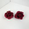 Flor de Sabão Rosa Vermelha Simulada de Alta Qualidade com Três Camadas e Cabeça Grande para Venda por Atacado, Flor de Sabão de Três Camadas com Base, Flor Artesanal