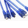 Cable de carga alargado con interfaz de alimentación móvil USB 2.0 a Micro 5P para teléfono móvil Android V8