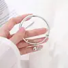 Pulsera de la Fortuna para Mujer con Carácter de Bendición y Colgante de Cascabel, Nuevo Diseño Nicho Estilo Chino, Pulsera Versátil de Empuje y Tirón Chapada en Plata