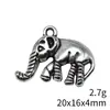 20x16x4mm 2.7g Colgantes de aleación multicolor para manualidades DIY, producto popular transfronterizo, venta al por mayor desde el fabricante, colgante de elefante